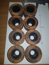 80'S - CAMPIONI DEL MONDO 82 DE CESARIS - N.08 RUOTE 61 MM PER PATTINO QUAD