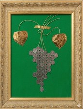 Grappolo d'uva in Monete Lire