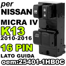 Pulsantiera Alzacristalli