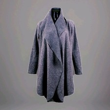 PAUL CASTELLOE LONDON Giacca/Cardigan Donna Collo Sciallato LANA COTTA Grigio U