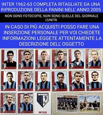SERIE COMPLETA INTER 1962-63