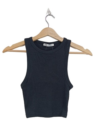 Zara top donna nero - top,