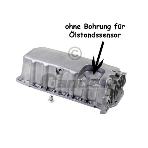 Coppa olio alluminio - per, audi