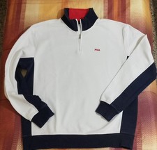 felpa FILA uomo, bianca (con