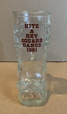 Bicchiere vetro manico stivale