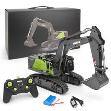 Escavatore Radiocomandato HuiNa 1593 Scala 1:14  2.4 Ghz - Metallo e Pastica ABS