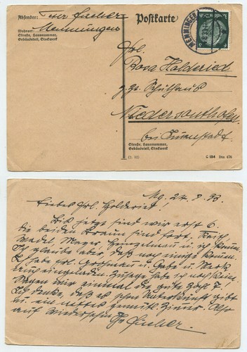 61850 cartolina memmingen - cartolina,