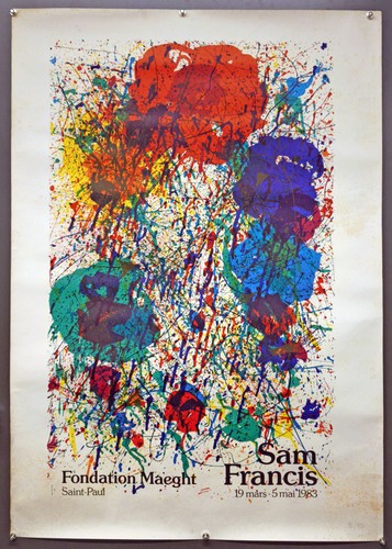 Sam francis 1983 poster - -,