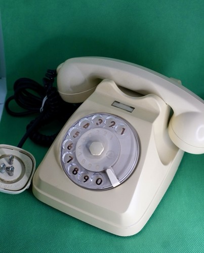 Telefono vintage fisso - telefono, avorio