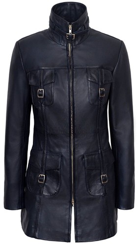 Donna zip pelle - zip, cappotto