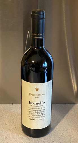 1982 poggio antico brunello - antico, di