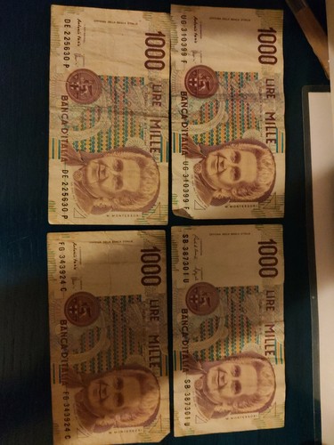 Banconote lira italiana - 4,
