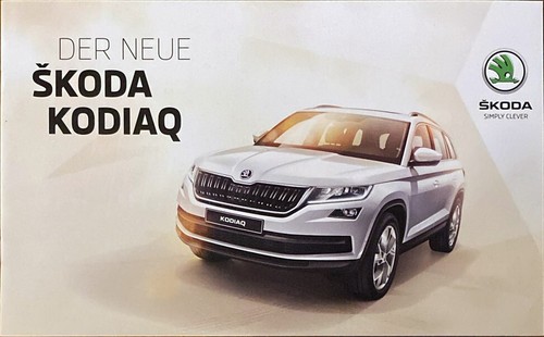 Skoda kodiaq depliant brochure - skoda,