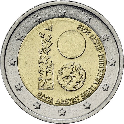 Moneta euro estonia - euro, 2018