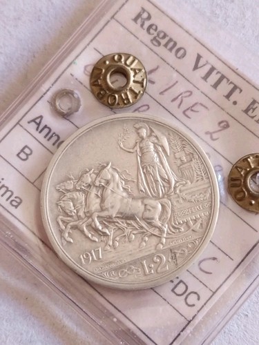 Rara moneta argento lire del - moneta,