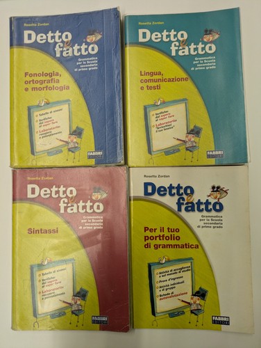Detto fatto grammatica per - -,