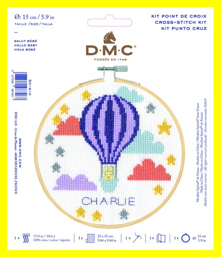 Dmc kit punto croce hello - -,