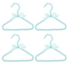  4 mini grucce di perle: grucce di perle per vestiti di animali domestici,