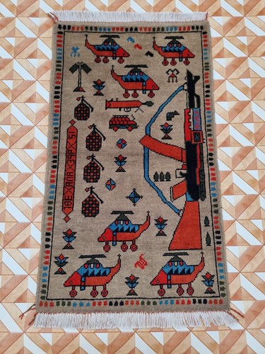 Tappeto afgano vintage fatto - , a