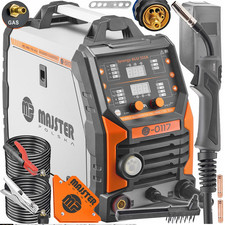 Saldatrice Synergie 255A MIG/MAG MMA TIG ALU IGBT Inverter ALLUMINIO