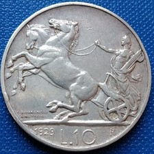 MONETA REGNO V.E.III 10 LIRE