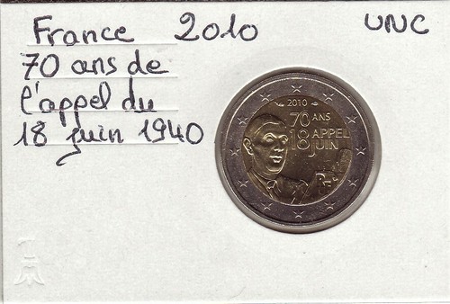 Euro commémo france 2010 - france,
