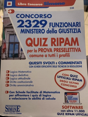 Libro simone 336 - libro, concorso