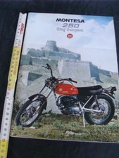 Brochure originale Montesa 250 King Scorpion con foglio caratteristiche inglese