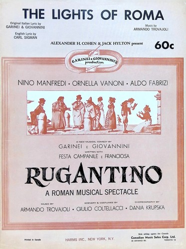 Luci roma spartito - di,
