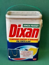 FUSTINO DETERSIVO DIXAN IN POLVERE LAVATRICE VINTAGE VUOTO DA COLLEZIONE. BM44