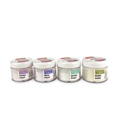 SATIN POWER SET - 4 pigmenti in polvere ideali per resine, colorazioni satinate
