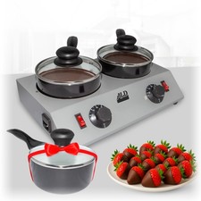 ALDKitchen Cioccolato Melting Pot | Doppia Macchina Professionale | 4,5 libbre | 110 V