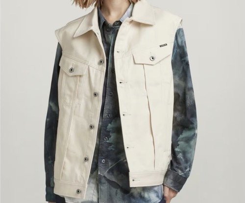 Gilet denim oversize star - gilet,