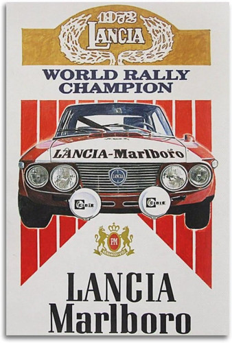 Poster auto rally vintage per - poster,