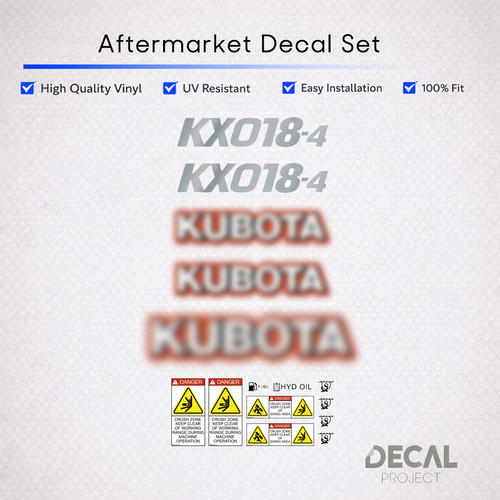 Set decalcomanie aftermarket