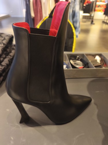 Ferrari stivaletto pelle nero - pelle,