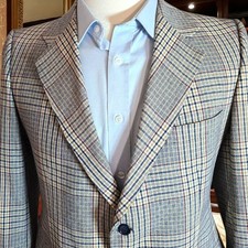 Blazer vintage Pierre Cardin Paris 38S anni 70 colorato made in France spalla cordata