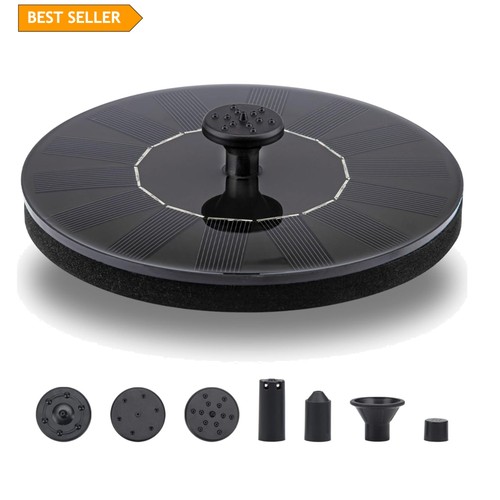 Flexible solar fountain - solar, pump