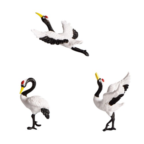 3pcs gru simulata corona rossa - gru,
