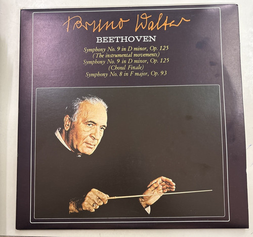 Bruno walter beethoven lp - bruno, 2
