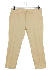 UNI QLO Pantalone a sigaretta Donna Pantalone Taglia IT 48 crema stile casual