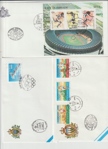 Olimpiadi buste fdc - -,