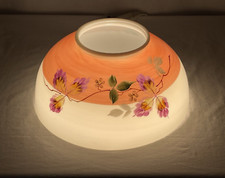 Antico paralume lampada vetro