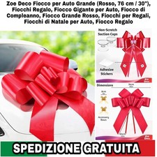 Fiocco per auto grande rosso