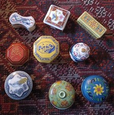 LOTTO 9 MINIATURE SCATOLINE