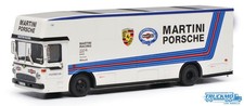 Trasportatore auto da corsa Schuco Porsche Martini Racing Mercedes Benz 452038000