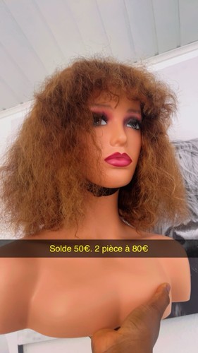 Capelli umani 100 perruque - 100%.,