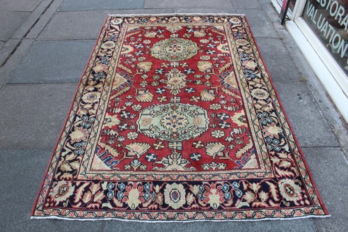 Tappeto grande vintage fatto - , a