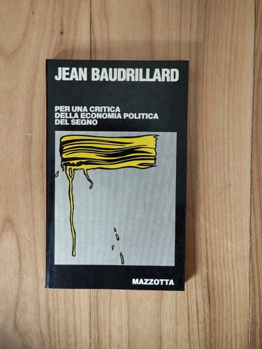 Jean baudrillard per una - baudrillard,,