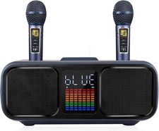 Karaoke Casse Karaoke Portatile con 2 Microfono Wireless Karaoke...